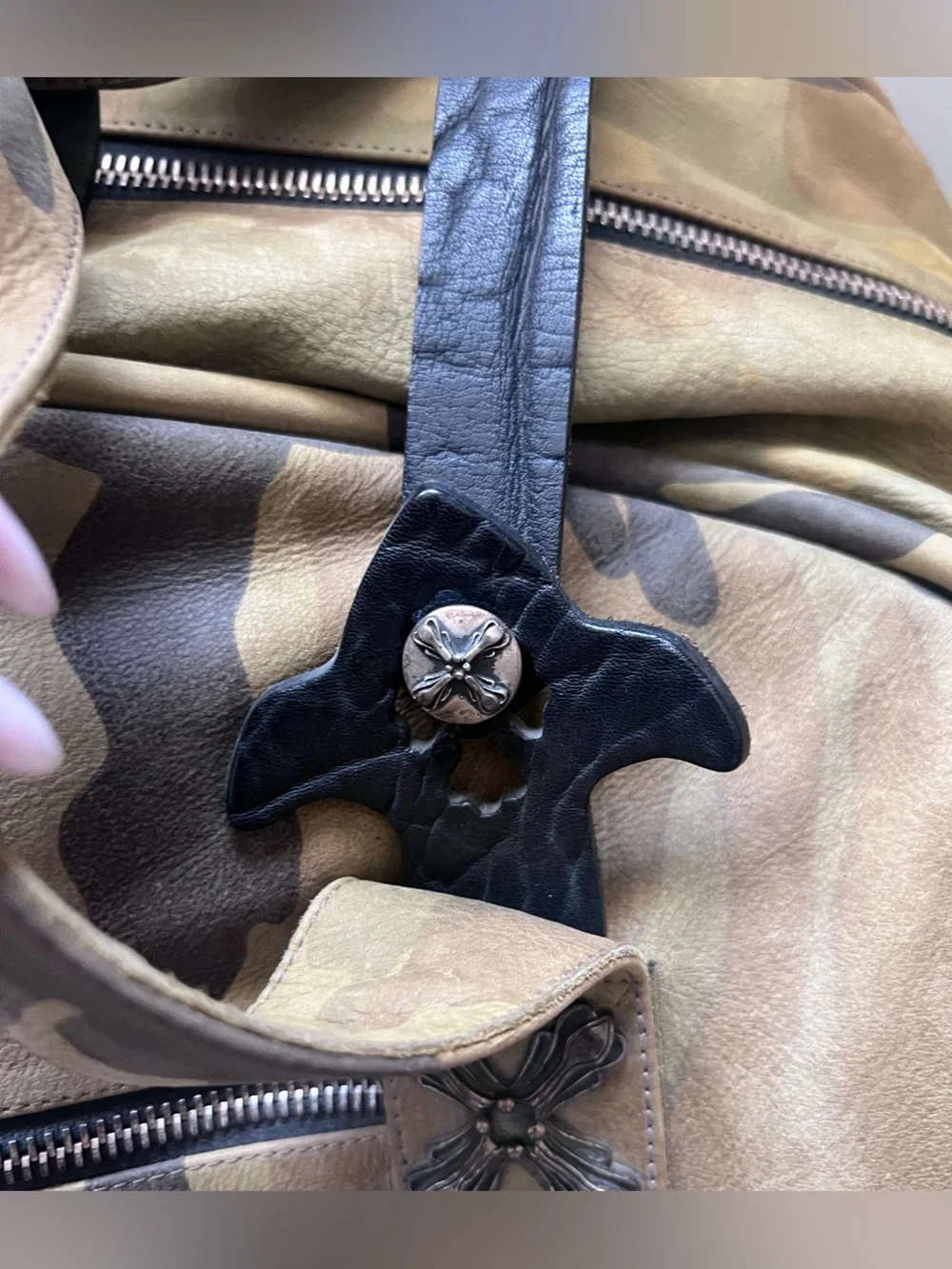 Camouflage Canvas Duffel Bag - Green Camo